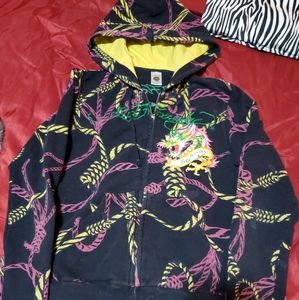 Ed Hardy zip up hoody